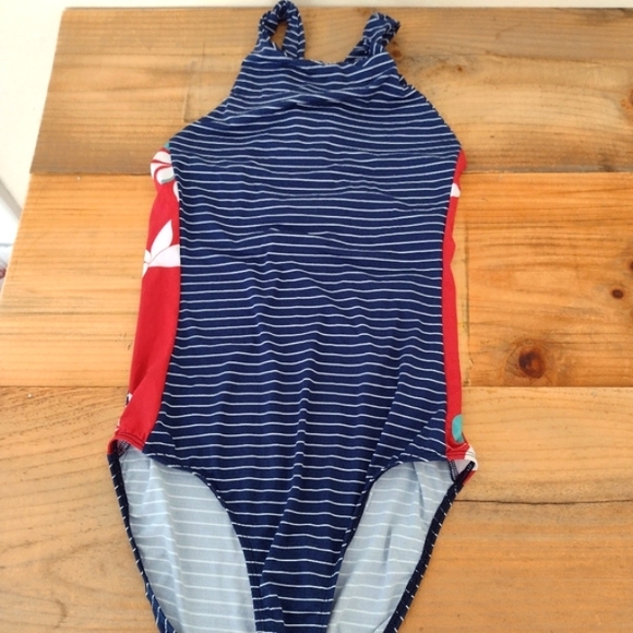 Carve Designs Other - Carve Designs Navy Striped One Piece Swimsuit Made in The USA Size S NEW